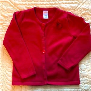 Girls Gymboree Red Cardigan